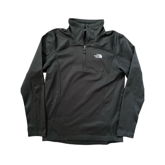 The North Face Black Small Pull Over Quarter Zip Fleece - Picture 1 of 6